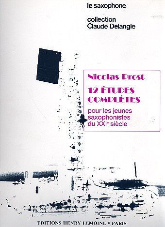 12 études complètes&nbsp;&nbsp;pour les jeunes saxophonistes&nbsp;&nbsp;