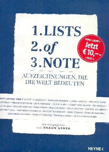 Lists of Note&nbsp;&nbsp;&nbsp;&nbsp;