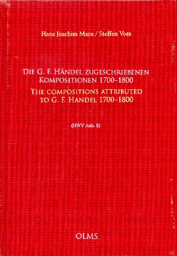 Die G.F. Händel zugeschriebenen Kompositionen 1700-1800    