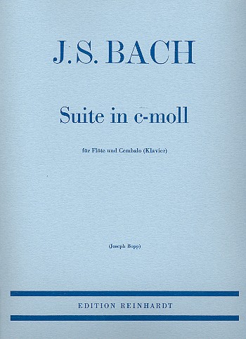 Suite c-Moll BWV997  für Flöte und Bc  