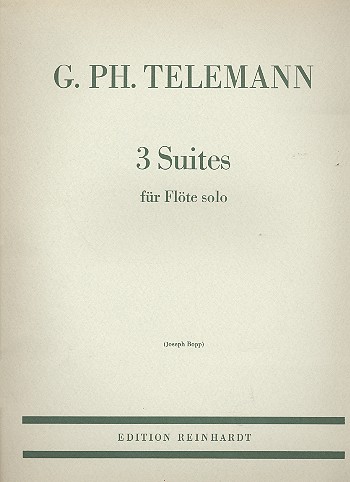 3 Suiten  für Flöte solo  