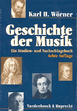 Geschichte der Musik  Ein Studien- und Nachschlagebuch  (broschiert)