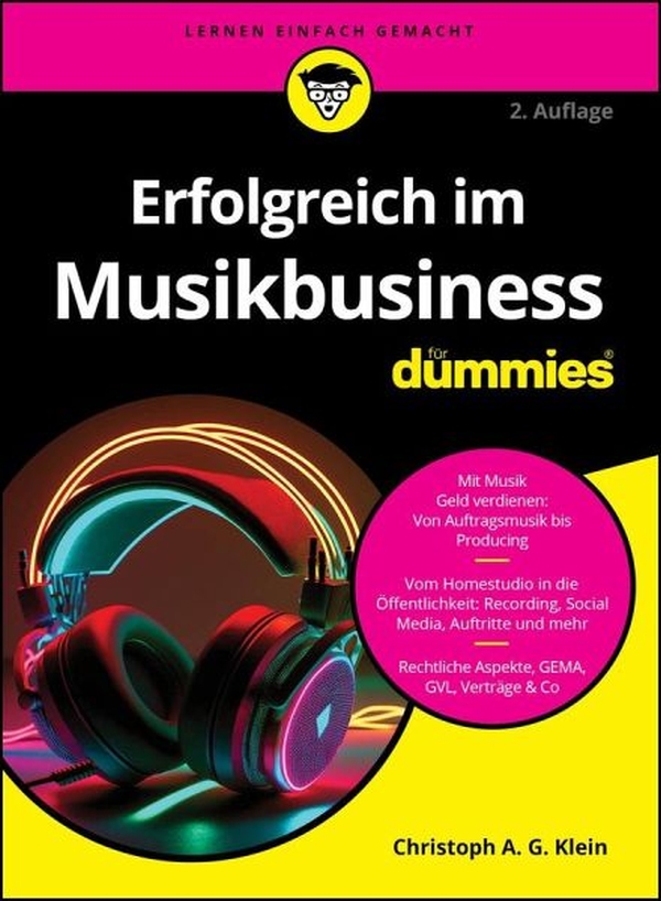 Erfolgreich im Musikbusiness für Dummies (dt)    2. Auflage 2024