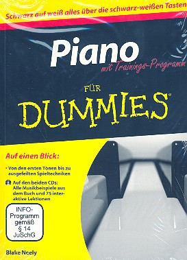 Piano mit Trainingsprogramm für Dummies (+2 CD's)  für Klavier  Neuausgabe 2016