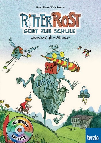 Ritter Rost geht zur Schule (+CD)  Musical-Bilderbuch (Band 8)  