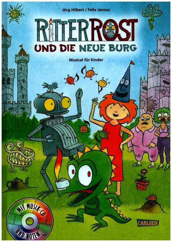 Ritter Rost und die neue Burg (+CD)  Musical-Bilderbuch  gebunden