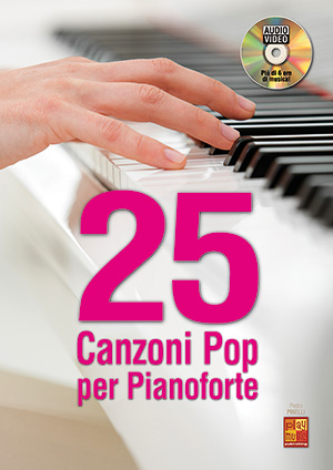 25 Canzoni Pop Per Pianoforte&nbsp;&nbsp;Klavier&nbsp;&nbsp;Buch + CD