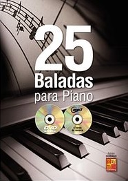 25 Baladas para Piano&nbsp;&nbsp;Klavier&nbsp;&nbsp;Buch + CD + CD-ROM