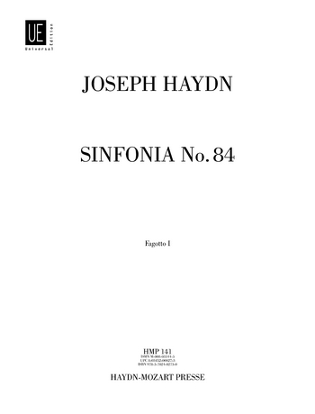 SINFONIE ES-DUR NR.84&nbsp;&nbsp;HOB.I:84 FUER ORCHESTER&nbsp;&nbsp;HARMONIE