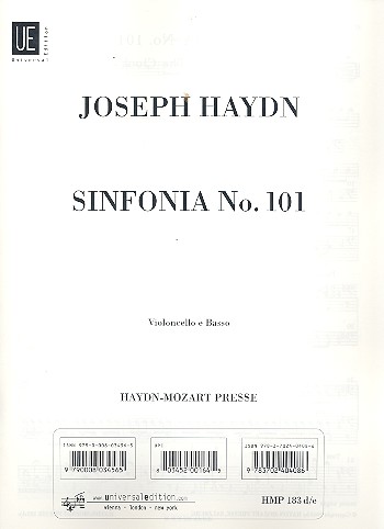 Sinfonie D-Dur Nr.101 Hob.I:101&nbsp;&nbsp;für Orchester&nbsp;&nbsp;Cello/Bass