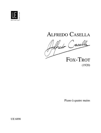 Fox-Trot (1920)  für Klavier zu 4 Händen  