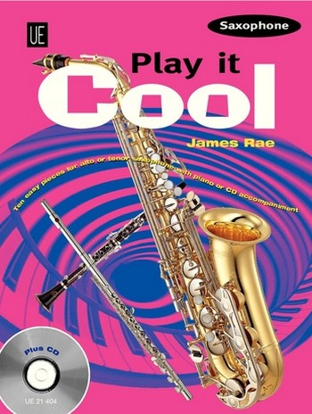 Play it cool (+Online-Audio)  for saxophone (A/T) and piano accompaniment  