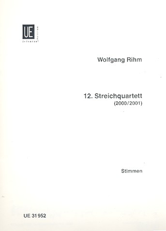 Streichquartett Nr.12  Stimmen  