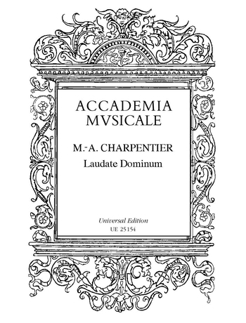 Charpentier, Marc-Antoine Laudate Dominum&nbsp;&nbsp;für Soli: 2 Sopran, 2 Alt, 2 Tenor, 2 Bass, Chor SATB/ SATB, 2 Instrum&nbsp;&nbsp;