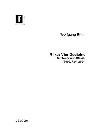 rilke 4 gedichte fuer tenor  und klavier (2000)  