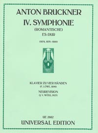 Sinfonie Es-Dur Nr.4&nbsp;&nbsp;für Klavier zu 4 Händen&nbsp;&nbsp;Romantische