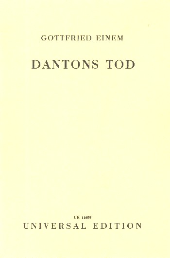 Dantons Tod Libretto    