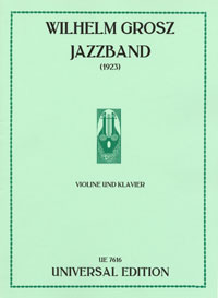 Jazzband&nbsp;&nbsp;fuer Violine und Klavier&nbsp;&nbsp;