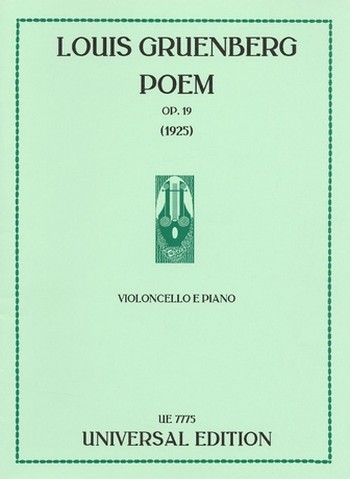 POEM OP.19 FUER VIOLON-&nbsp;&nbsp;CELLO UND KLAVIER&nbsp;&nbsp;