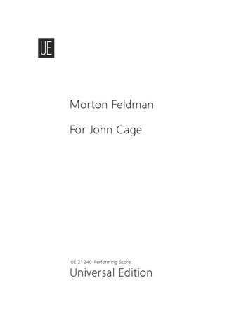 For John Cage  für Violine und Klavier  
