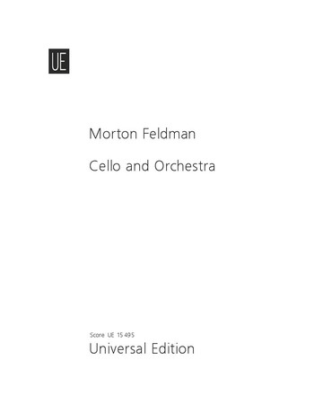 Cello and Orchestra  für Violoncello und Orchester  Partitur
