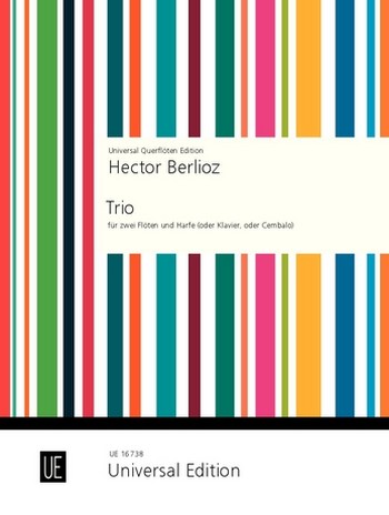 Trio für 2 Flöten und Harfe&nbsp;&nbsp;Partitur und Flötenpartitur&nbsp;&nbsp;