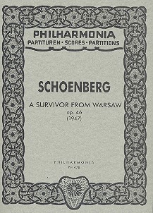 Ein Überlebender aus Warschau op.46  für Orchester  Studienpartitur