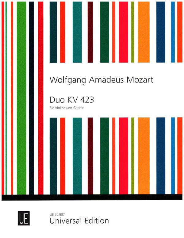 Duo G-Dur KV423 für Violine und Viola&nbsp;&nbsp;für Violine und Gitarre&nbsp;&nbsp;Stimmen