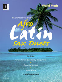 Afro Latin sax duets für 2 Saxophone&nbsp;&nbsp;(AA/AT),  Partitur und Stimme&nbsp;&nbsp;
