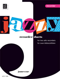 Jazzy Recorder Duets   for 2 alto recorders  
