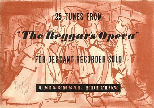 25 Tunes from 'The Beggar's Opera'  für Sopranblockflöte  