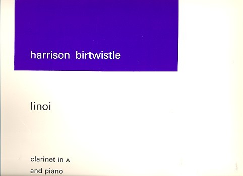 Linoi for clarinet in A and piano    