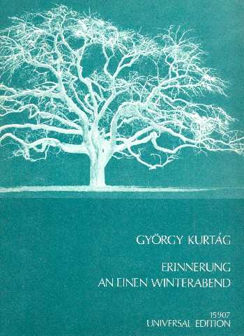 Erinnerung an einen Winterabend op.8  für Sopran, Violine und Cymbal  Spielpartitur