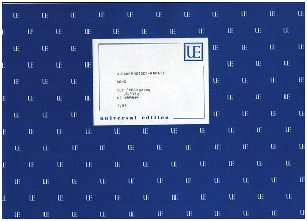 Song  für Schlagzeug  