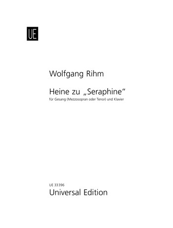 Heine zu Seraphine für Mezzosopran  (Tenor) und Klavier  