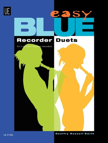 Easy blue Recorder Duets  for 2 soprano recorders  score