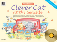 Clever Cat very easy Level (+CD)  für Klavier zu 4 Händen (Lehrer und Schüler)  Spielpartitur