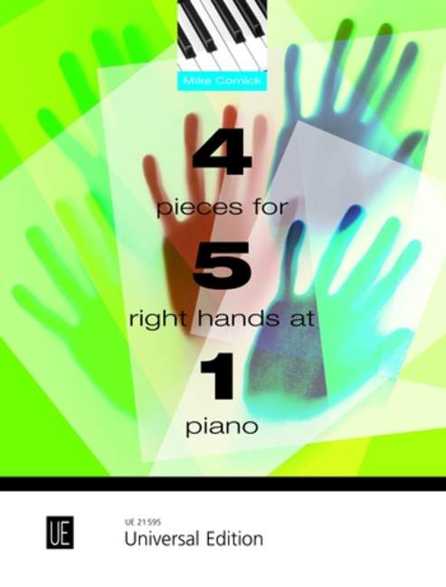 4 Pieces for 5 right Hands at 1 Piano  2 scores  
