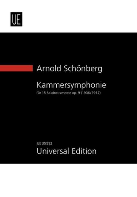 Kammersinfonie E-Dur Nr.1 op.9  für 15 Soloinstrumente (Kammerorchester)  Studienpartitur