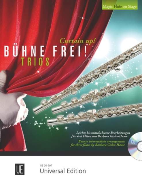 Bühne frei (+CD)&nbsp;&nbsp;für 3 Flöten&nbsp;&nbsp;Partitur und Stimmen