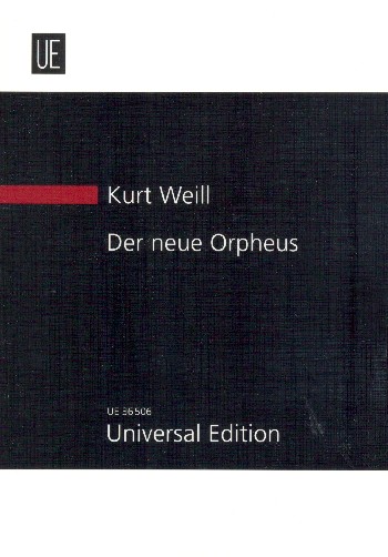 Der neue Orpheus op.16  für Sopran, Violine und Orchester  Studienpartitur (dt)
