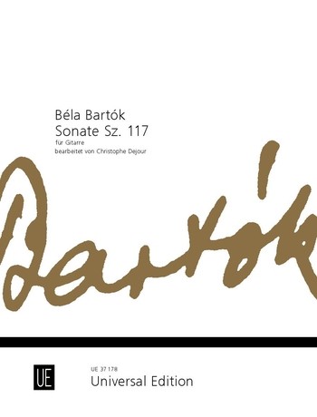 Sonate Sz117&nbsp;&nbsp;für Gitarre&nbsp;&nbsp;