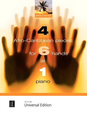 4 Afro-Caribbean Pieces&nbsp;&nbsp;for 6 hands 1 piano&nbsp;&nbsp;score