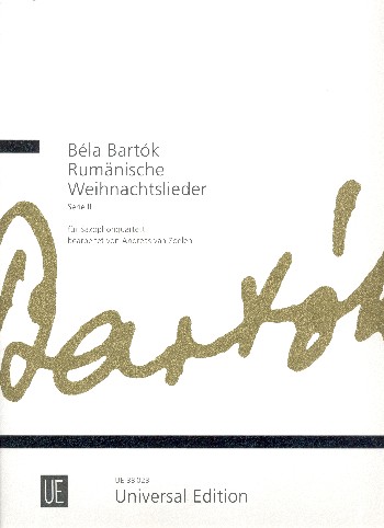 Rumänische Weihnachtslieder Serie 2&nbsp;&nbsp;für 4 Saxophone (SATBar)&nbsp;&nbsp;Partitur und Stimmen