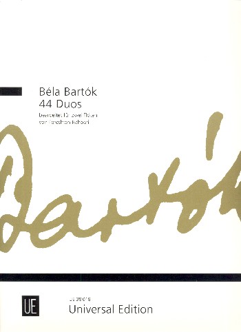 44 Duos&nbsp;&nbsp;für 2 Flöten&nbsp;&nbsp;Spielpartitur