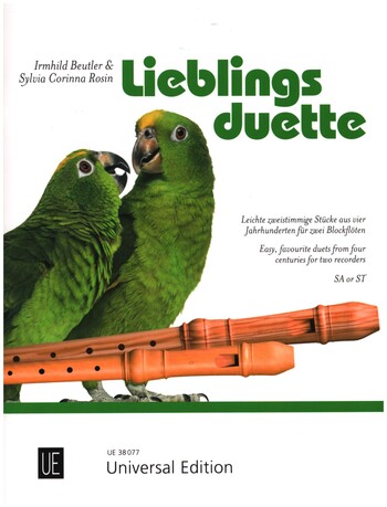 Lieblingsduette&nbsp;&nbsp;für 2 Blockflöten (SA/ST)&nbsp;&nbsp;