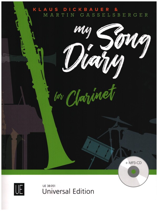 My Song Diary (+MP3-CD)&nbsp;&nbsp;für Klarinette und Klavier&nbsp;&nbsp;