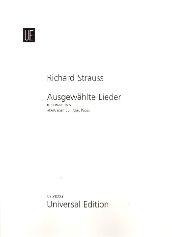 Ausgewählte Lieder&nbsp;&nbsp;für Klavier (dt/en)&nbsp;&nbsp;