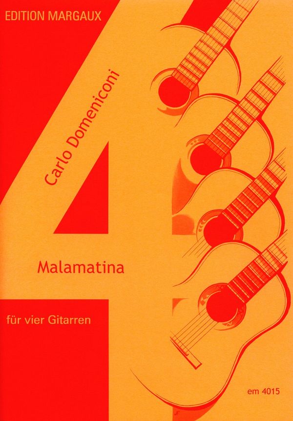 Malamatina  für 4 Gitarren  Partitur und Stimmen