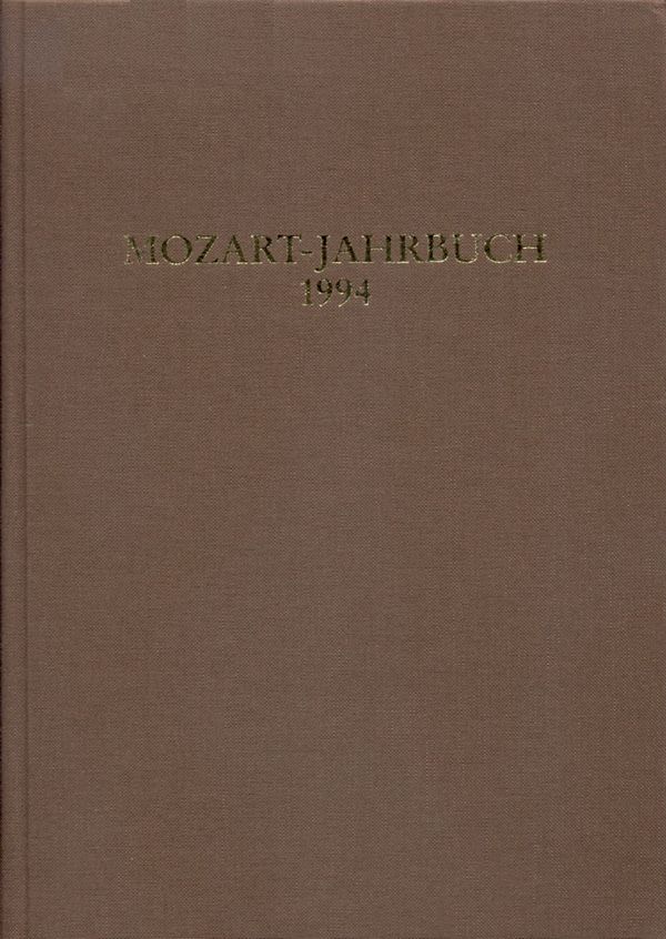 Mozart-Jahrbuch 1994&nbsp;&nbsp;&nbsp;&nbsp;